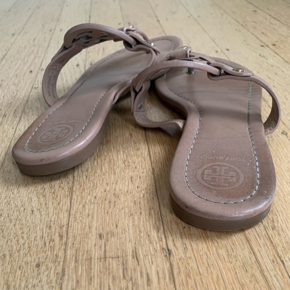Tory Burch Miller sandals size 7.5 nude neutral - Picture 4 of 9
